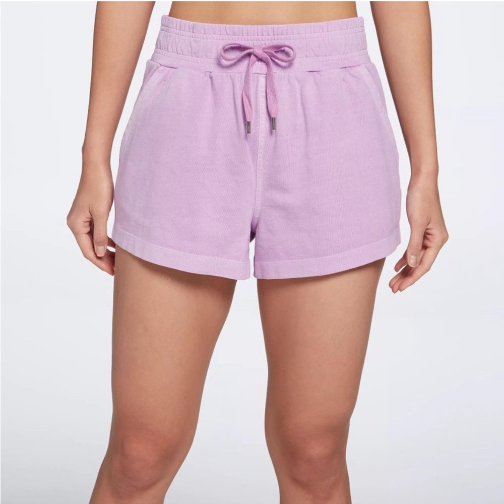Calia Light Purple High-Rise Shorts